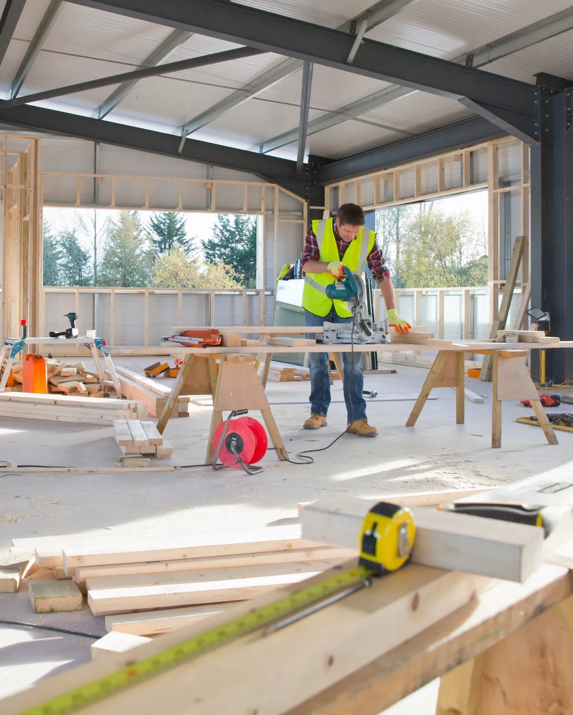 tracking construction tools on the job site